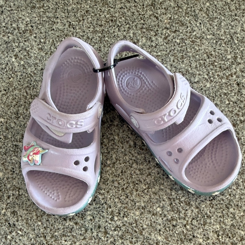 CROCS Kids' Light Purple Sandals